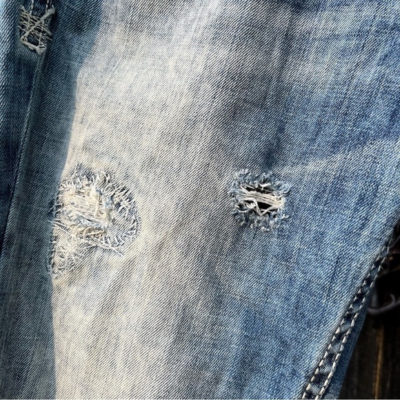 BUCKLE Black Ripped Skinny Jeans Size 31 - Picture 6 of 9